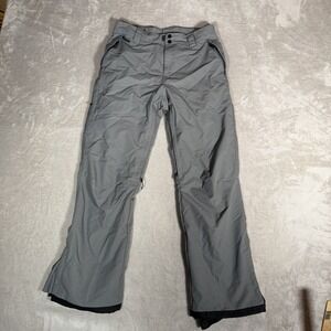 Boulder Gear Mens M Gray Ski Snowboard Pants Fleece Lined Waterproof Vented